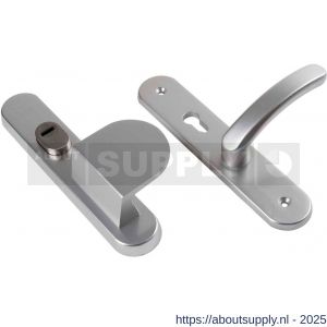 Ami VHB 250/15-90/83-378 KT senioren veiligheids Rotaveer duwer-kruk langschildgarnituur SKG*** kerntrekbeveiliging omkeer Archi Design VHB 250/15 KT 72 omkeer deurduwer 90/83 rechts en deurkruk 378 Rota Irox 2 GTS deurdikte - S10901102 - afbeelding 1