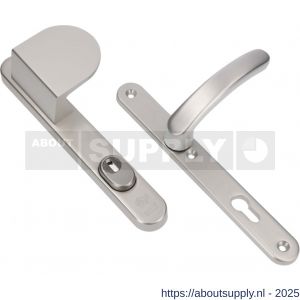 Ami VHB 257/37/2-90/83 KT veiligheids Rotaveer duwer-kruk smalschildgarnituur SKG*** kerntrekbeveiliging ovaal VHB 257/37/2 KT 72 deurduwer 90/83 links F1 en deurkruk 378 Rota 257/32/2 profielcilinder PC 72 deurdikte 53-57 mm - S10901659 - afbeelding 1