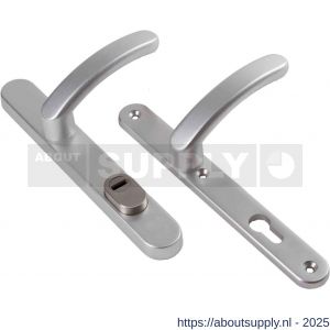 Ami VHB 257/37/15-378 KT veiligheids Rotaveer kruk-kruk smalschildgarnituur SKG*** kerntrekbeveiliging Archi Design VHB deurkruk 378 Rota 257/37/2 KT 72 en deurkruk 378 Rota 257/32/2 profielcilinder PC 72 Irox deurdikte 53-57 mm - S10901630 - afbeelding 1