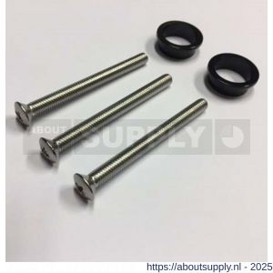 Ami bevestigingsschroeven veiligheidsschilden VHB voordeur deurdikte 38-43 mm gelagerde wisselstift 8x100 Varo ring en 3 schroeven M6x52 - S10901673 - afbeelding 1