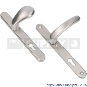 Ami VHB 257/32/2-173-378 veiligheids Rotaveer knop-kruk smalschildgarnituur SKG** ovaal VHB 257/32/2 profielcilinder PC 72 knop 173 Varo F1 en deurkruk 378 Rota 257/32/2 profielcilinder PC 72 deurdikte 53-57 mm - S10901583 - afbeelding 1