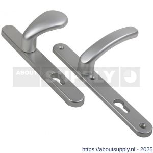 Ami VHB 257/32/2-173-378 veiligheids Rotaveer knop-kruk smalschildgarnituur SKG** Archi Design ovaal VHB 257/32/2 profielcilinder PC 72 knop 173 Varo Irox en deurkruk 378 Rota 257/32/2 profielcilinder PC 72 deurdikte 53-57 mm - S10901580 - afbeelding 1
