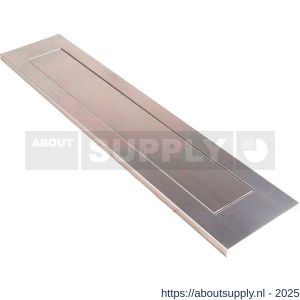 Ami DL binnendraaiende briefplaat met veer aluminium F2 deurdikte 38-42 mm - S10900055 - afbeelding 1