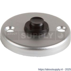 Ami 3 RH beldrukker aluminium rond rozet F2 - S10900010 - afbeelding 1