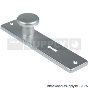 Ami 180/41 RH knopkortschild aluminium rondhoek knop 160/40 vast kortschild 180/41 RH blind F2 - S10900729 - afbeelding 1