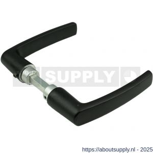 Ami 332 deurkruk gatdeel aluminium M6 zwart RAL 9005 structuur finish - S10900290 - afbeelding 1