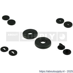 Ami Klik rond sleutelrozet aluminium sleutelgat SLG zwart - S10900495 - afbeelding 1