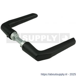 Ami 354 deurkruk aluminium deurdikte 38-42 mm zwart RAL 9005 structuur finish - S10900352 - afbeelding 1