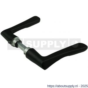 Ami 336 deurkruk aluminium deurdikte 38-42 mm zwart RAL 9005 structuur finish - S10900342 - afbeelding 1