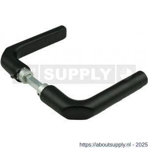 Ami 369 deurkruk aluminium deurdikte 38-42 mm zwart RAL 9005 structuur finish - S10900389 - afbeelding 1