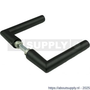 Ami 374 deurkruk aluminium deurdikte 38-42 mm zwart RAL 9005 structuur finish - S10900392 - afbeelding 1