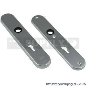 Ami VHB 250/50/1 veiligheidslangschild SKG*** ovaal VHB 250/50/1 buiten blind F1 binnen profielcilinder PC 72 deurdikte 53-57 mm - S10900910 - afbeelding 1