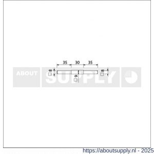 Ami verloopstift vierkant vol 8-9-8 deurdikte 38-42 mm - S10900234 - afbeelding 2