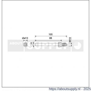 Ami gelagerde wissel Quickstift 8x105 mm (8x88) - S10900242 - afbeelding 2