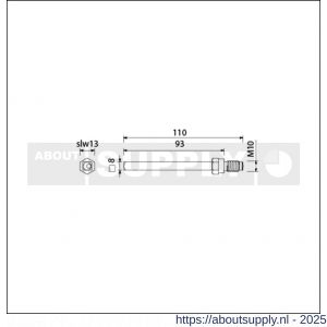 Ami gelagerde wissel Quickstift 8x110 mm (8x93) - S10900243 - afbeelding 2