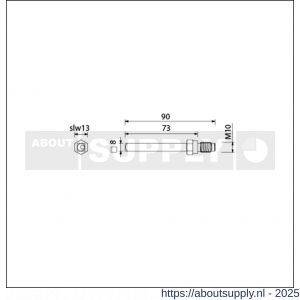 Ami gelagerde wissel Quickstift 8x90 mm (8x73) - S10900239 - afbeelding 2