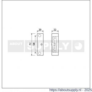 Ami instelbare sluitkast Zamac - S10901681 - afbeelding 2