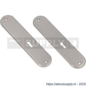 Ami 200/1/7 langschild aluminium zonder krukgat sleutelgat SLG 56 F1 - S10900620 - afbeelding 3