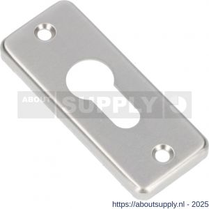Ami 4 RH cilinderrozet aluminium rechthoek profielcilinder PC F1 - S10900457 - afbeelding 3