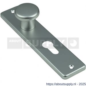 Ami 165/4 RH knopkortschild aluminium rondhoek knop 160/40 vast kortschild 165/4 RH profielcilinder PC 55 F2 - S10900710 - afbeelding 3