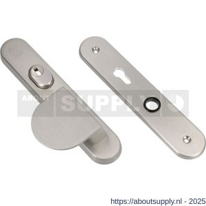 Ami VHB 250/15 KT senioren veiligheidslangschild SKG*** kerntrekbeveiliging Archi Design ovaal omkeer VHB 250/50/1 KT 72 omkeer deurduwer 90/83 links en zonder deurkruk Irox deurdikte 38-42 mm - S10901126 - afbeelding 3