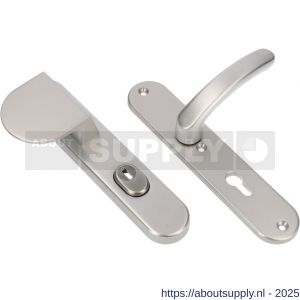 Ami VHB 250/15-90/83-378 KT veiligheids Rotaveer duwer-kruk langschildgarnituur SKG*** kerntrekbeveiliging ovaal VHB 250/50/15 KT 92 deurduwer 90/83 links en deurkruk 378 Rota profielcilinder PC 92 F1 deurdikte 53-57 mm - S10901100 - afbeelding 3