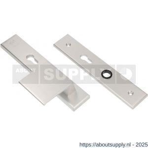 Ami VHB 251/50-90/80 senioren veiligheidsvoordeur-duwerlangschildgarnituur SKG** omkeer VHB 251/50 profielcilinder PC 72 omkeer deurduwer 90/80 links F2 en profielcilinder PC 72 omkeer zonder deurkruk deurdikte 38-42 mm - S10900837 - afbeelding 3