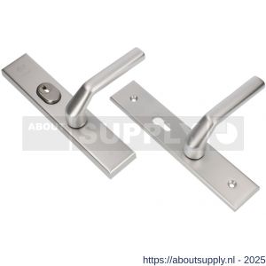 Ami VHB 251/15-379 KT senioren veiligheids Rotaveer kruk-kruk langschildgarnituur SKG*** kerntrekbeveiliging omkeer VHB deurkruk 379 Rota 251/50/15 KT 72 omkeer profielcilinder PC 72 omkeer F1 deurdikte 53-57 mm - S10901243 - afbeelding 3