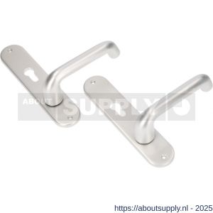 Ami LS 200/1/7-386 kruk-kruk garnituur deurkruk 386 Rota langschild 200/1/7 profielcilinder PC 72 omkeer F1 deurdikte 38-42 mm - S10900130 - afbeelding 3