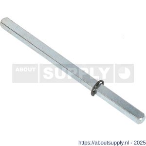 Ami deurkruk stift vierkant vol 8x145 mm dubbele knopdeurkruk stiftontsluiting deurdikte 40 mm - S10900166 - afbeelding 3