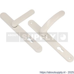 Ami VHB 257/32/2-373 veiligheids Rotaveer kruk-kruk smalschildgarnituur SKG** ovaal VHB deurkruk 373 vastdraaibaar 257/32/2 profielcilinder PC 92 wit RAL 9010 en deurkruk 378 Rota 257/32/2 profielcilinder PC 92 deurdikte 53-57 - S10901756 - afbeelding 3