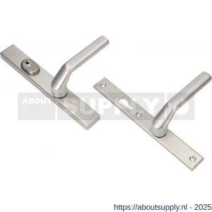 Ami VHB 251/37-379 KT veiligheids Rotaveer kruk-kruk smalschildgarnituur SKG*** kerntrekbeveiliging VHB en deurkruk 379 Rota 251/32 KT 92 omkeer en deurkruk 379 Rota 251/32 profielcilinder PC 92 omkeer F1 deurdikte 53-57 mm - S10901622 - afbeelding 3