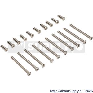 Ami patentbout compleet met huls RVS M5x70 mm schroef en huls RVS set 10 stuks - S10900209 - afbeelding 3