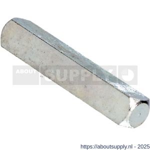 Ami toilet- en badkamersluiting WC stift vierkant 8x50 mm - S10900223 - afbeelding 3
