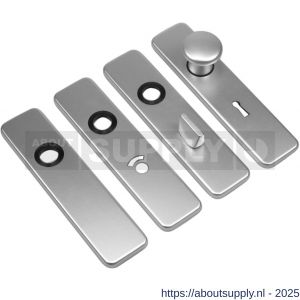 Ami 185/44 Klik kortschild aluminium zonder krukgat profielcilinder PC 72 F1 - S10900597 - afbeelding 6