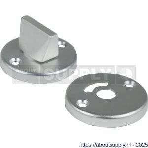 Ami 3 RH vrij- en bezetrozet aluminium rond toilet- en badkamersluiting WC 8 mm F1 - S10900497 - afbeelding 4