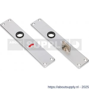 Ami 212/41 RH langschild aluminium rondhoek toilet- en badkamersluiting WC 8/72 mm F2 - S10900656 - afbeelding 4