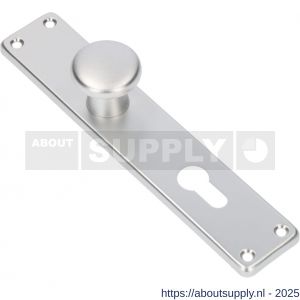 Ami 212/41 RH knoplangschild aluminium knop 160/50 vast langschild 212/41 RH rondhoek profielcilinder PC 55 F1 - S10900750 - afbeelding 4