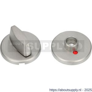 Ami Klik rond vrij- en bezetrozet Archi Design toilet- en badkamersluiting WC 8 mm Irox RVS look - S10900503 - afbeelding 4