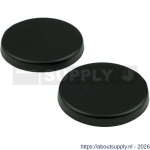 Ami Klik rond afdekrozet aluminium blind zwart - S10900448 - afbeelding 1