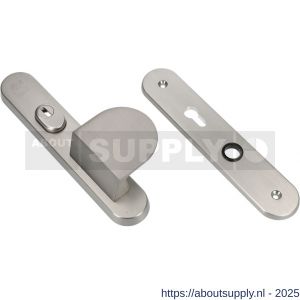 Ami VHB 250/15 KT senioren veiligheidslangschild SKG*** kerntrekbeveiliging Archi Design ovaal omkeer VHB 250/50/1 KT 72 omkeer deurduwer 90/83 rechts en deurkruk 356 Irox deurdikte 38-42 mm - S10901125 - afbeelding 4