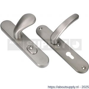 Ami VHB 250/15-173-378 KT veiligheids Rotaveer kruk-kruk langschildgarnituur SKG*** kerntrekbeveiliging ovaal VHB 173/378 Rota 250/15 buiten kerntrek KT 72 en binnen profielcilinder PC 72 Irox deurdikte 38-42 mm Archi Design - S10901308 - afbeelding 4