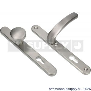 Ami VHB 257/32/2-169/50-378 veiligheids Rotaveer knop-kruk smalschildgarnituur SKG** Archi Design ovaal VHB 257/32/2 knop 169/50 profielcilinder PC 72 en deurkruk 378 Rota Irox deurdikte 53-57 mm - S10900875 - afbeelding 4