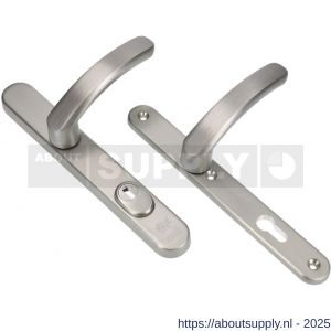 Ami VHB 257/37/15-378 KT veiligheids Rotaveer kruk-kruk smalschildgarnituur SKG*** kerntrekbeveiliging Archi Design VHB deurkruk 378 Rota 257/37/2 KT 92 en deurkruk 378 Rota 257/32/2 profielcilinder PC 92 Irox deurdikte 68-72 mm - S10901632 - afbeelding 4