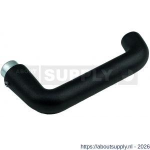 Ami 356 deurkruk gatdeel aluminium M6 zwart RAL 9005 structuur finish - S10900300 - afbeelding 1