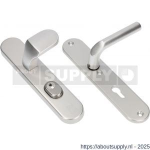 Ami VHB 250/15-145 KT veiligheids knop-kruk langschildgarnituur SKG*** kerntrekbeveiliging ovaal VHB 250/50/15 KT 55 knop 145 deurkruk 369 profielcilinder PC 55 F1 deurdikte 53-57 mm - S10901249 - afbeelding 4