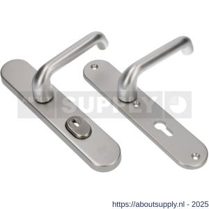 Ami VHB 250/15-386 KT veiligheids Rotaveer kruk-kruk langschildgarnituur SKG*** kerntrekbeveiliging ovaal VHB 386 Rota 250/50/15 KT 92 en profielcilinder PC 92 F1 deurdikte 53-57 mm - S10901211 - afbeelding 4