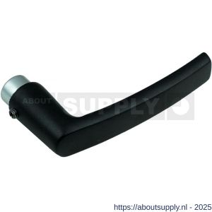 Ami 332 deurkruk gatdeel aluminium M6 zwart RAL 9005 structuur finish - S10900290 - afbeelding 4