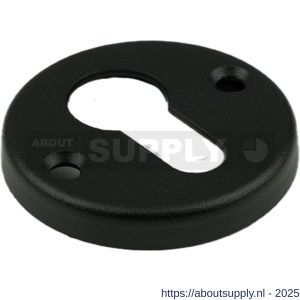 Ami 3 RH cilinderrozet aluminium rond profielcilinder PC zwart - S10900456 - afbeelding 4