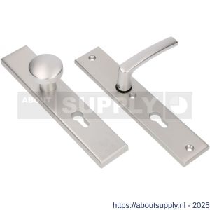 Ami VHB 251/50-169/50 veiligheidsvoordeur-knoplangschildgarnituur SKG*** VHB 251/50 knop 169/50 buiten en binnen profielcilinder PC 85 en deurkruk 332 F2 deurdikte 38-42 mm - S10901083 - afbeelding 4